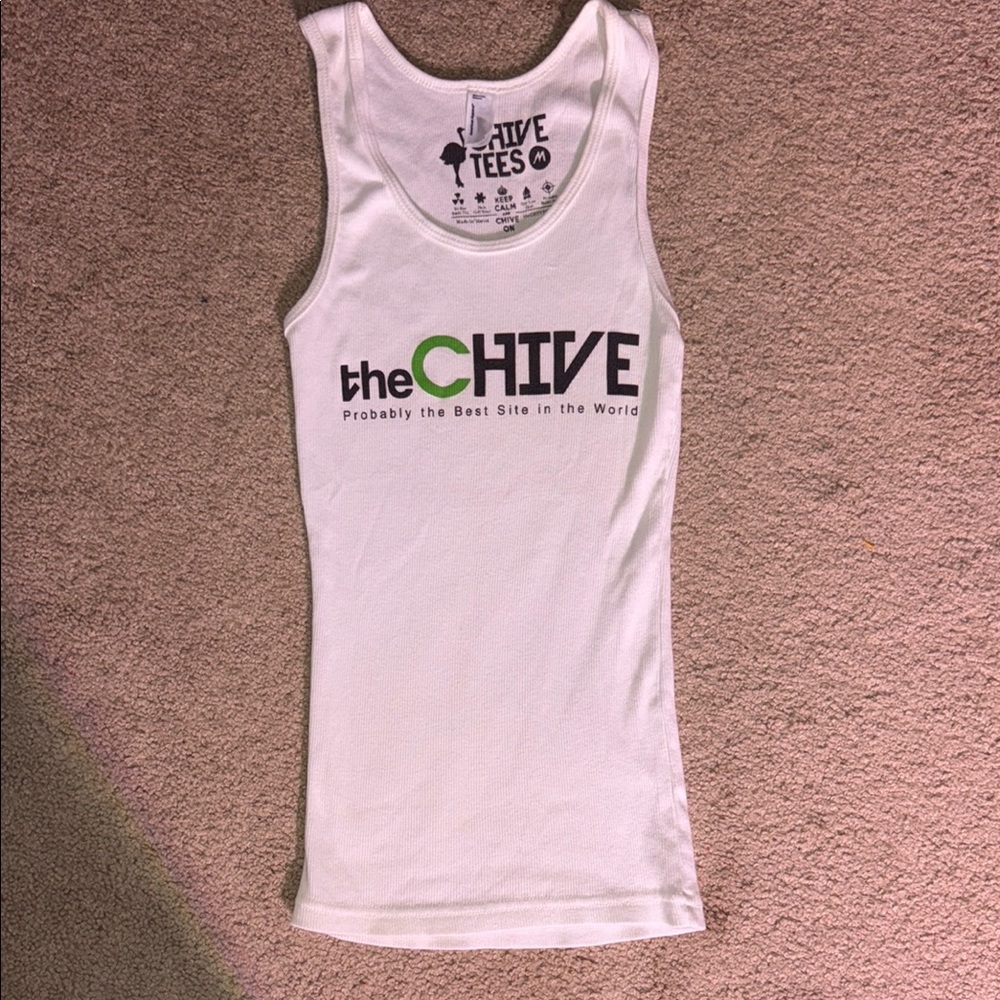 Women's White Tank Top
